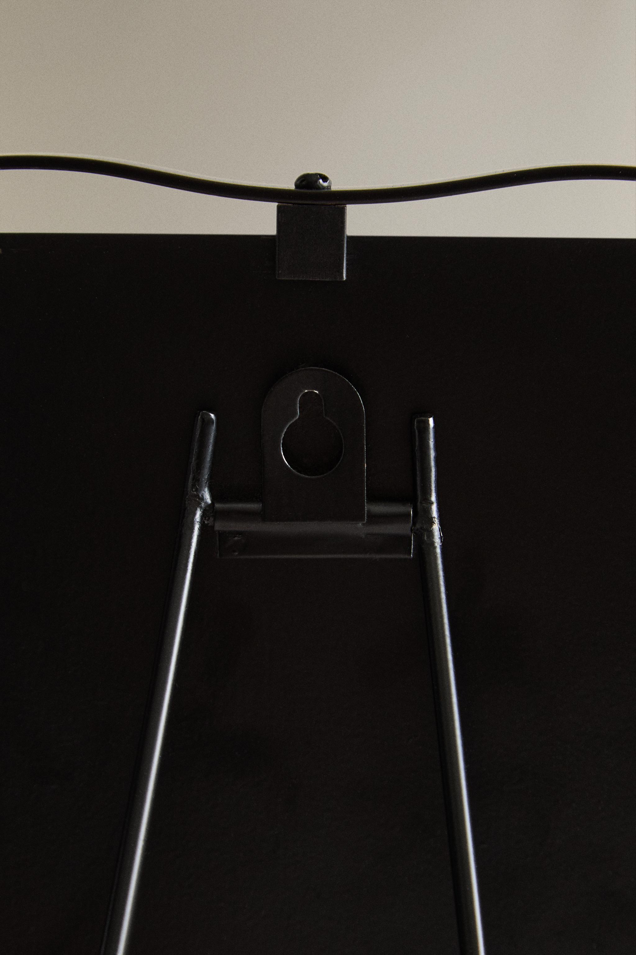 MIROIR DE TABLE MÉTAL